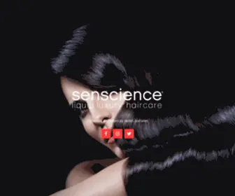 Senscience.com.es(Specially Formulated by Shiseido Laboratories) Screenshot