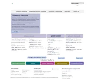 Senscomp.com(Leading The Way In Ultrasonic Sensor Technology) Screenshot