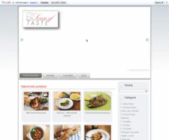 Sense-OF-Taste.com(Przepisy kulinarne ze zdjęciami. Happiness) Screenshot