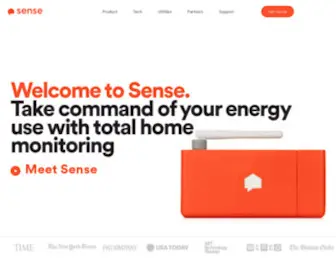 Sense.com(Sense installs in your home's electrical panel and) Screenshot