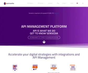 Sensedia.com(Sensedia API Management Platform) Screenshot