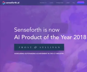 Senseforth.ai(Conversational AI Chatbot) Screenshot