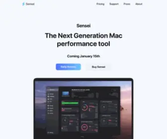 Sensei.app(The Next Generation Mac performance tool) Screenshot