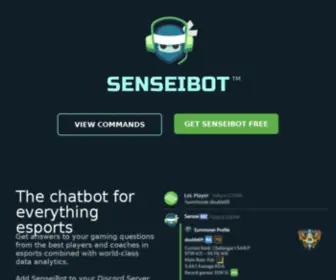 Senseibot.gg(Senseibot) Screenshot