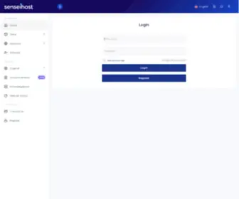 Senseihost.net(Senseihost) Screenshot