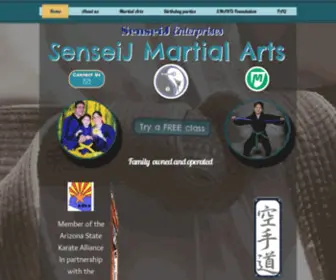 Senseijenterprises.com(Martial Arts) Screenshot