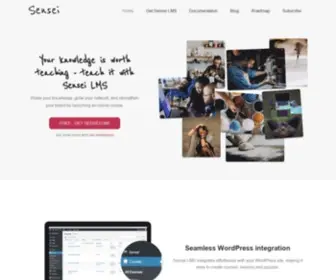 Senseilms.com(Create and sell online courses with Sensei LMS plugin for WordPress) Screenshot