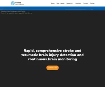Senseneuro.com(Sense Neuro Diagnostics) Screenshot