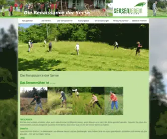 Sensenshop.de(Sensenverein Deutschland) Screenshot