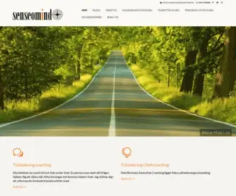 Senseomind.se(NLP, hypnos, coachning och typologi med Rebus) Screenshot