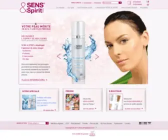 Sensetspirit.com(Soins de beauté) Screenshot