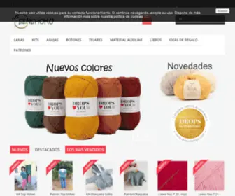 Senshoku.es(Lanas y ovillos para tricot y crochet (ganchillo)) Screenshot