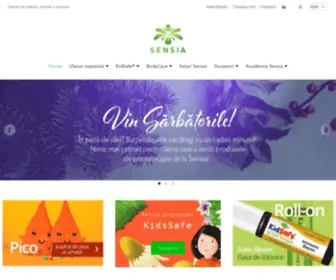 Sensia.ro(Produse de aromaterapie) Screenshot