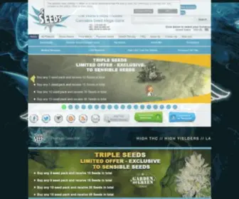 Sensibleseeds.com(Cannabis Seeds) Screenshot