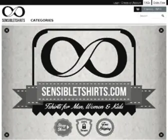 Sensibletshirts.com(Shop Online) Screenshot