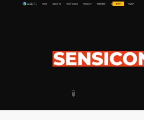 Sensicon.co.kr(Sensicon) Screenshot