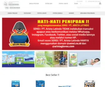 Sensiindonesia.com(Sensi Indonesia Official Online Shop) Screenshot