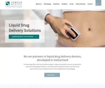 Sensile-Medical.com(Sensile Medical) Screenshot