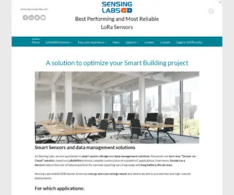 Sensing-Labs.com(About Sensing Labs) Screenshot