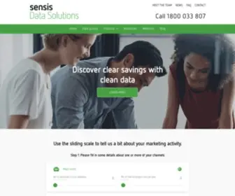 Sensisdata.com.au(Sensis Data Solutions) Screenshot