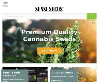 Sensiseeds.com(Sensi Seeds) Screenshot
