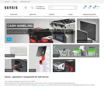 Sensis.eu.com(Components for Self Service solutions) Screenshot