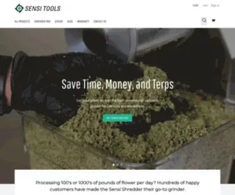 Sensishredder.com(The Original & Best Commercial Cannabis Shredder) Screenshot