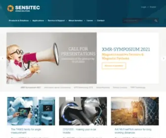 Sensitec.com(Your expert for magnetic field measurement ) Screenshot