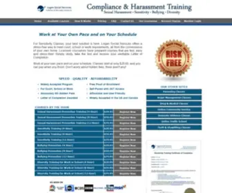 Sensitivityatwork.com(Online Compliance and Harassment Training) Screenshot