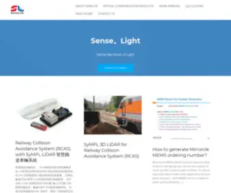 Senslite.com.tw(SensLite Corporation) Screenshot