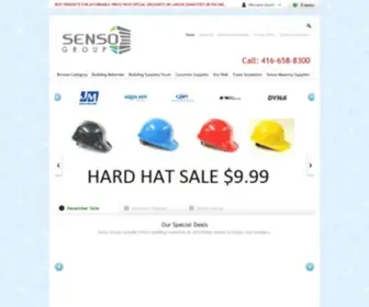 Sensobuildingsupplies.ca(Senso Building Supplies) Screenshot