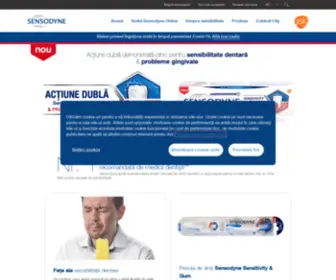 Sensodyne.ro(Viziteaza site) Screenshot