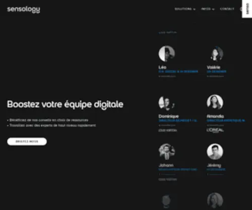 Sensology.io(Prototypage) Screenshot