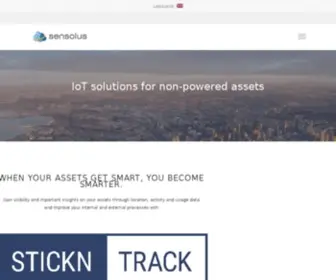 Sensolus.com(Cloud-based asset tracking) Screenshot