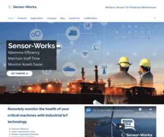 Sensor-Works.com(Condition Monitoring Technology. Predictive Maintenance) Screenshot