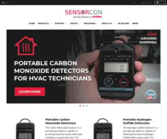 Sensorconcepts.com(Sensor Concepts Inc) Screenshot