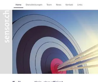 Sensor.ch(Fullservice Agentur) Screenshot