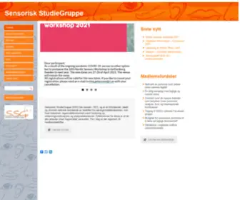 Sensorikk.no(Sensorisk StudieGruppe) Screenshot