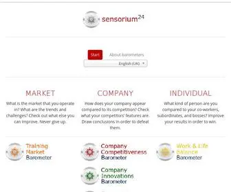 Sensorium24.com(Start) Screenshot