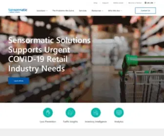 Sensormatic.com(Retail Technology Solutions) Screenshot
