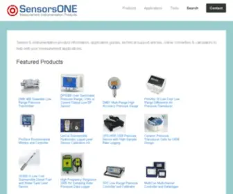 Sensorsone.co.uk(Measurement Instrumentation Products) Screenshot