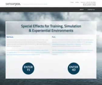 Sensoryco.com(Special Effects for Training) Screenshot