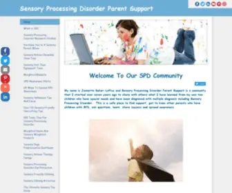 Sensoryprocessingdisorderparentsupport.com(Sensory processing disorder parent supportwelcome to our website the purpose of this website) Screenshot
