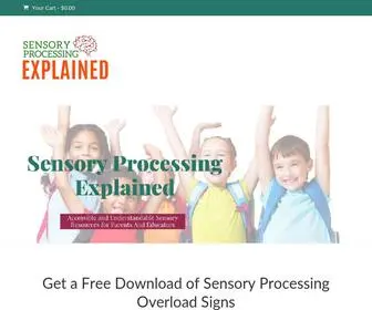 Sensoryprocessingexplained.com(Sensory Processing Explained) Screenshot