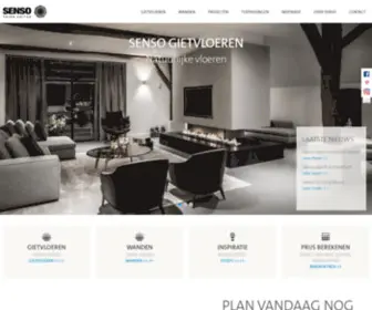 Sensovloeren.be(Gietvloeren van Sensovloeren) Screenshot