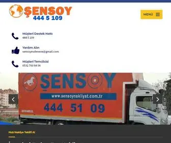 Sensoyevdeneve.com(Stanbul Evden Eve Nakliyat) Screenshot