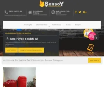 Sensoynakliyat.com(Stanbul Evden Eve Nakliyat) Screenshot