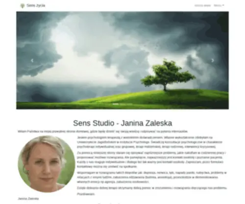 Sensstudio.pl(Strona główna) Screenshot