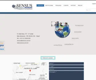 Sensus.com.br(Principal) Screenshot