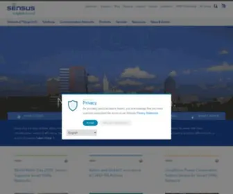 Sensus.com(Solutions for Water) Screenshot